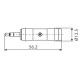 Перехідник Roxtone RA3MJ3JF 3.5mm jack stereo male (тато) - 6.3mm female (мама)