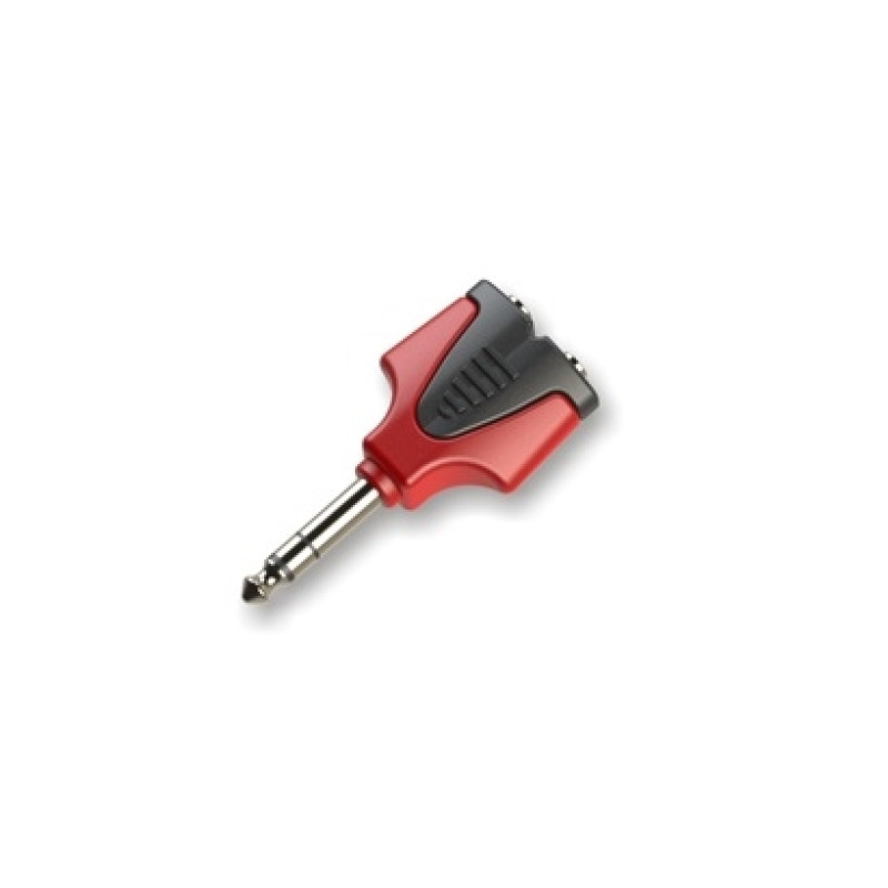 Перехідник Roxtone RPAN340 6.3mm jack stereo male (тато) - 2x3.5mm jack stereo female (мама)