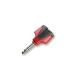 Перехідник Roxtone RPAN340 6.3mm jack stereo male (тато) - 2x3.5mm jack stereo female (мама)