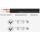 Готовий аудіокабель Roxtone SACC190L2, 2х1x0.14 кв. мм, вн. діаметр 4x8 мм, 2 м