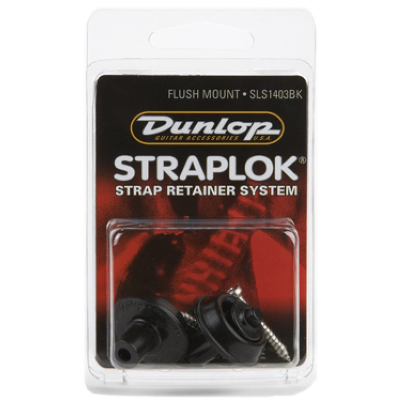 DUNLOP SLS1403BK STRAPLOK STRAP RETAINERS FLUSH MOUNT - BLACK OXIDE