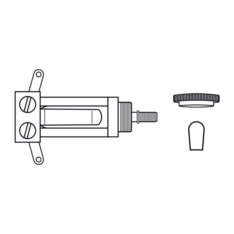 DIMARZIO EP1101 SWITCHCRAFT TOGGLE SWITCH - STRAIGHT