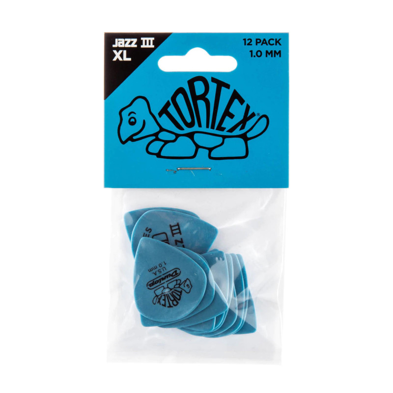 DUNLOP TORTEX JAZZ III XL PICK 1.0MM Медіатори