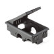 DUNLOP ECB244BK BATTERY BOX - BLACK