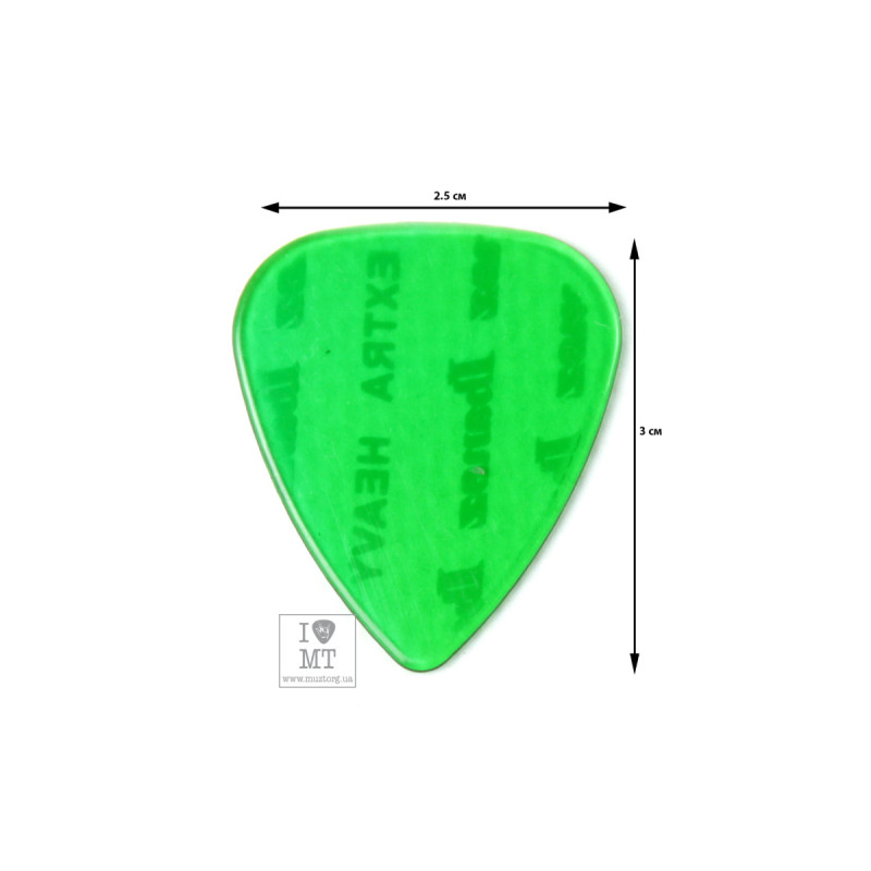 IBANEZ ANL141 GREEN EXTRA HEAVY Медіатор