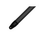 LEVY'S MC2CG-BLK-BLK Cotton Combo Guitar Strap – Black Cotton with Black Leather Strip Ремінь для гітари