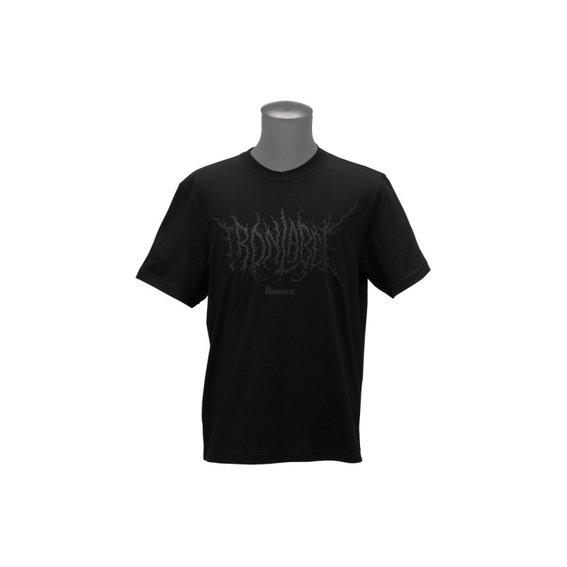 IBANEZ IBAT011L T-Shirt Iron Label Black L Size Футболка