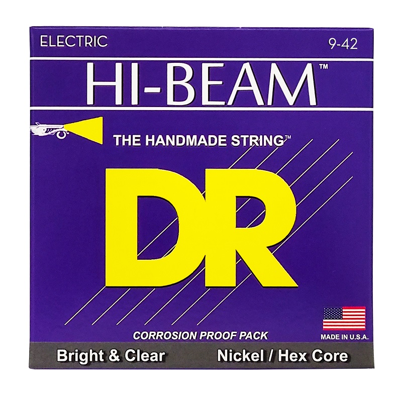 DR STRINGS HI-BEAM Electric - Light (9-42) Струни для електрогітари