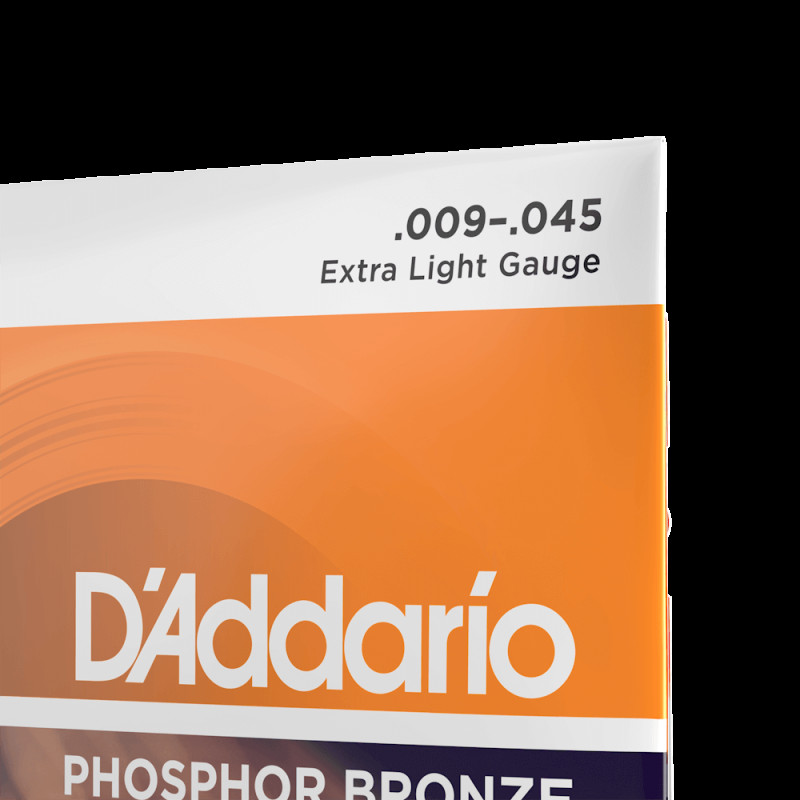D’ADDARIO EJ41 PHOSPHOR BRONZE 12-STRING EXTRA LIGHT (09-45) Струны для акустической гитары