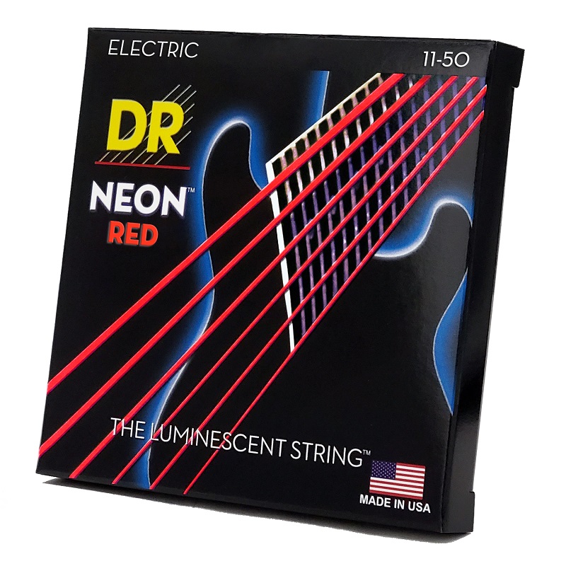 DR STRINGS NEON Red Electric - Heavy (11-50) Струни для електрогітари