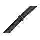 LEVY'S MC2CG-BLK-BLK Cotton Combo Guitar Strap – Black Cotton with Black Leather Strip Ремінь для гітари