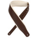LEVY'S M26PD-BRN_CRM CLASSICS SERIES PADDED TWO-TONE GUITAR STRAP (BROWN, CREAM) Ремень для гитары