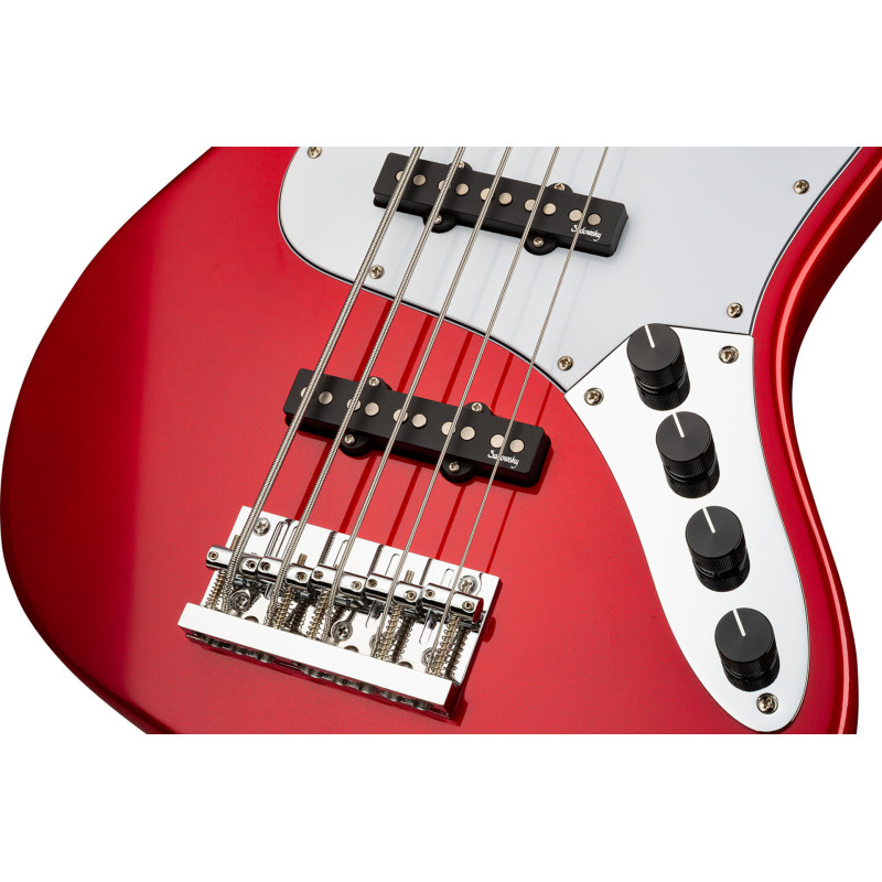 SADOWSKY MetroExpress 21-Fret Vintage J/J Bass, Maple, 5-String (Candy Apple Red Metallic) Бас-гітара