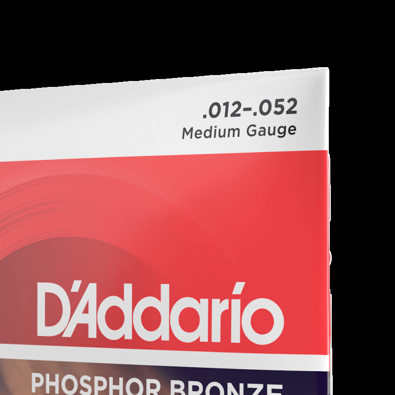 D‘ADDARIO EJ39 PHOSPHOR BRONZE MEDIUM 12-STRING (12-52) Струни для акустичної гітари