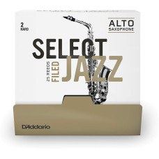 D`ADDARIO Select Jazz - Alto Sax Filed 2H - 25 Pack