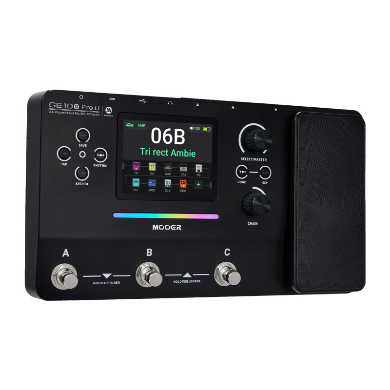 MOOER GE100 Pro Li Гитарный процессор эффектов