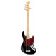 SADOWSKY MetroExpress 21-Fret Hybrid P/J Bass, Maple, 5-String (Solid Black High Polish) Бас-гітара