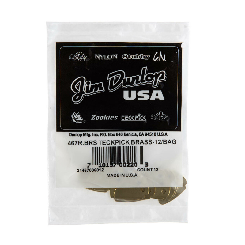 DUNLOP TECKPICK STANDARD BRASS Медіатори