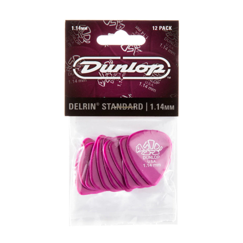 DUNLOP DELRIN 500 PICK 1.14MM Медіатори