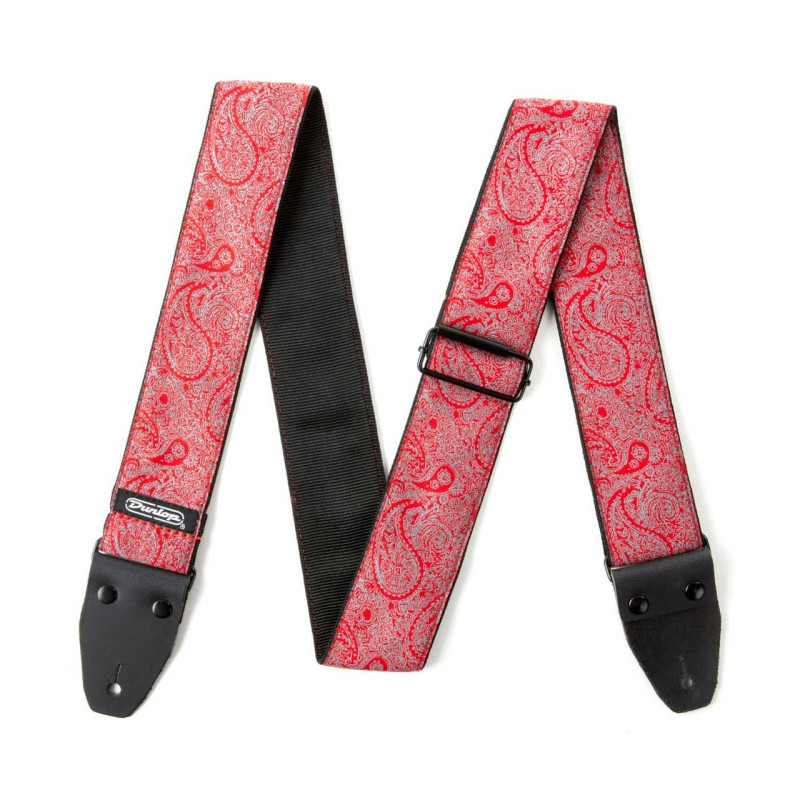 DUNLOP D6711 JACQUARD PAISLEY RED STRAP Ремінь для гітари