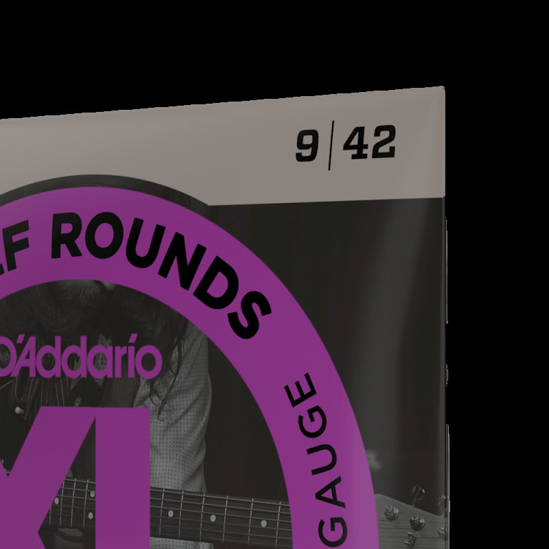 D‘ADDARIO EHR320 XL HALF ROUNDS SUPER LIGHT (09-42) Струни для бас-гітари