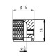 PAXPHIL NS003 CR CONTROL KNOB SCREW TYPE (CHROME)