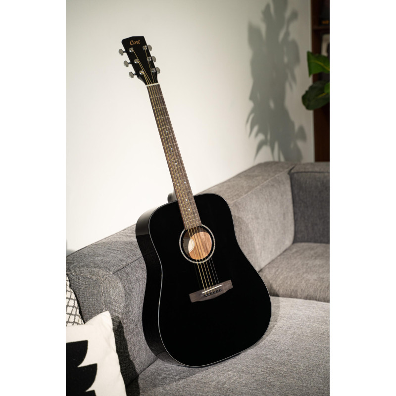 CORT EARTH 60 (Black Gloss) Акустична гітара
