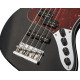 SADOWSKY MetroExpress 21-Fret Hybrid P/J Bass, Maple, 5-String (Solid Black High Polish) Бас-гітара