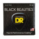 DR STRINGS BLACK BEAUTIES Electric - Medium (10-46) Струни для електрогітари