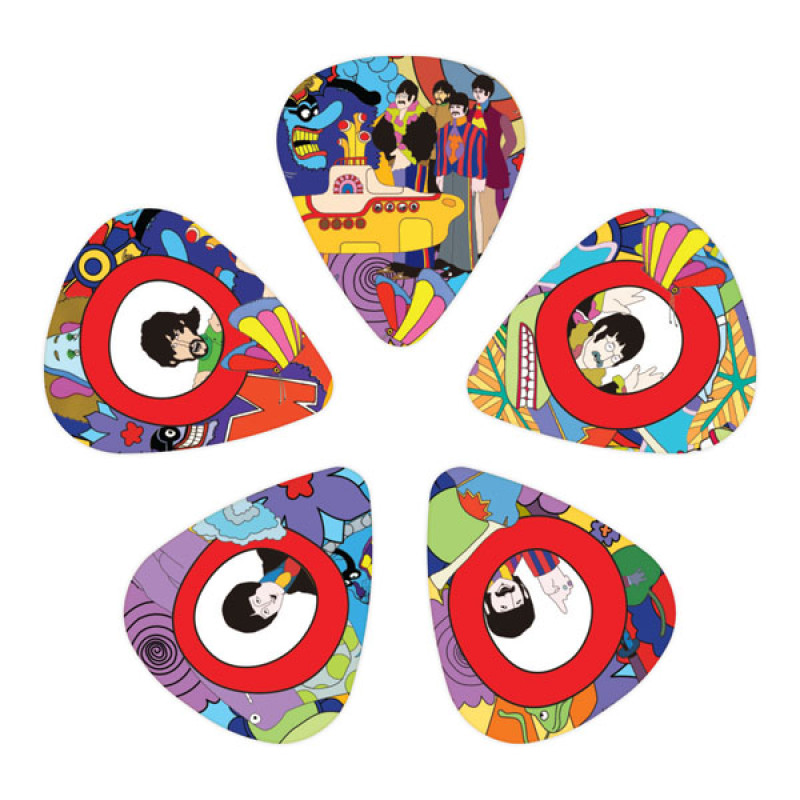 D`ADDARIO YELLOW SUBMARINE 50TH ANNIVERSARY GUITAR PICKS (HEAVY)