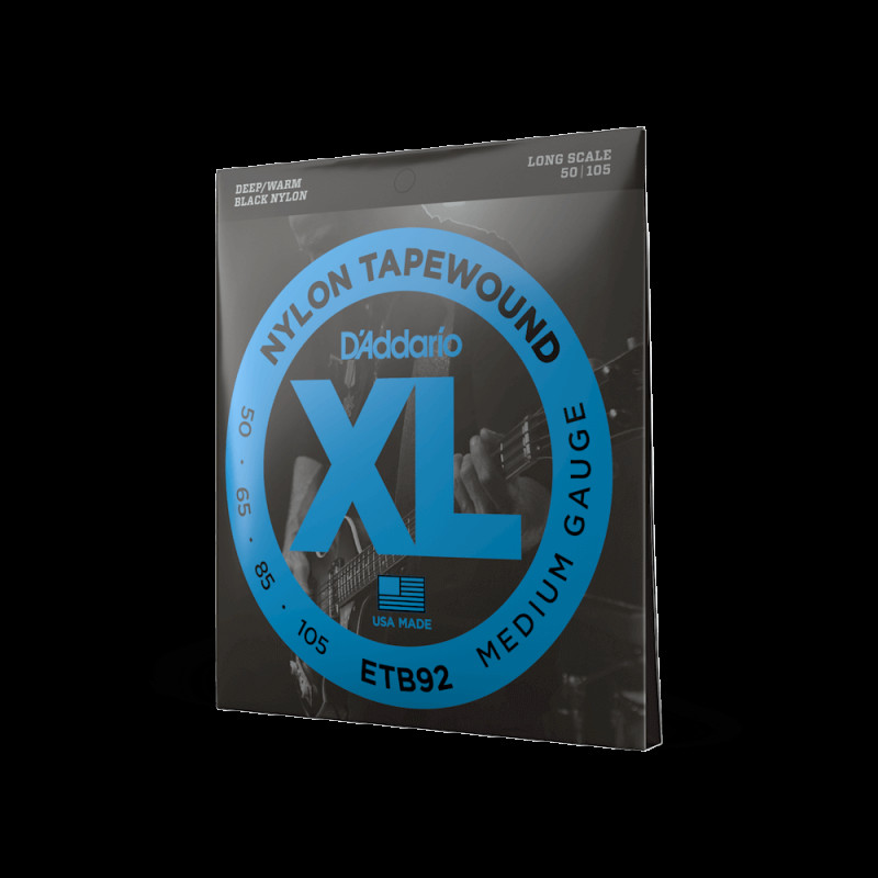 D‘ADDARIO ETB92 XL NYLON TAPEWOUND BASS (50-105) Струни для бас-гітари