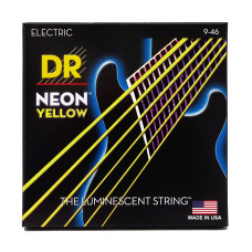DR STRINGS NEON Yellow Electric - Light Heavy (9-46) Струни для електрогітари