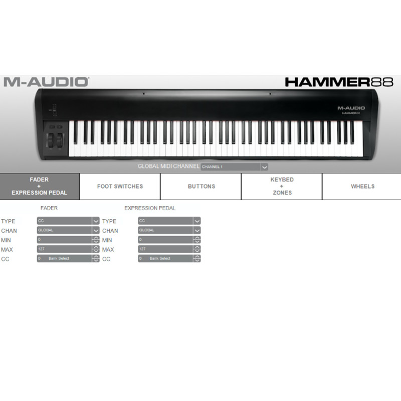 M-AUDIO Hammer 88 MIDI-клавіатура