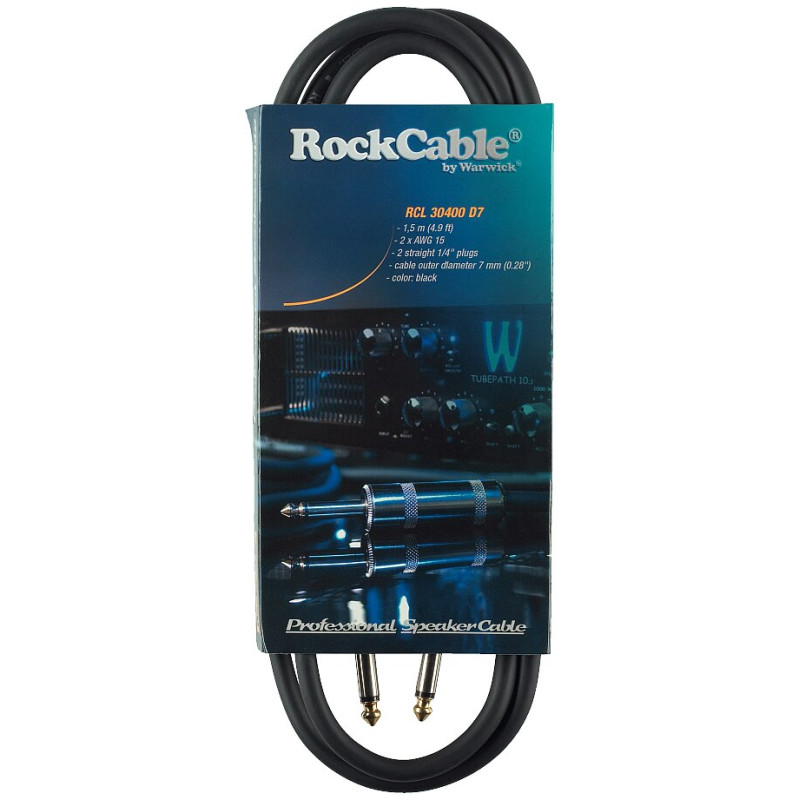 ROCKCABLE RCL30400 D8 Speaker Cable (1.5m)