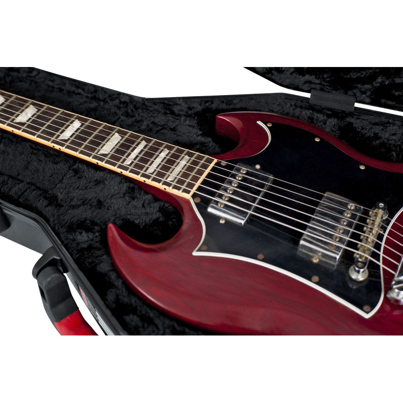 GATOR GW-335-BROWN Semi-Hollow Guitar Deluxe Wood Case Кейс для электрогитары