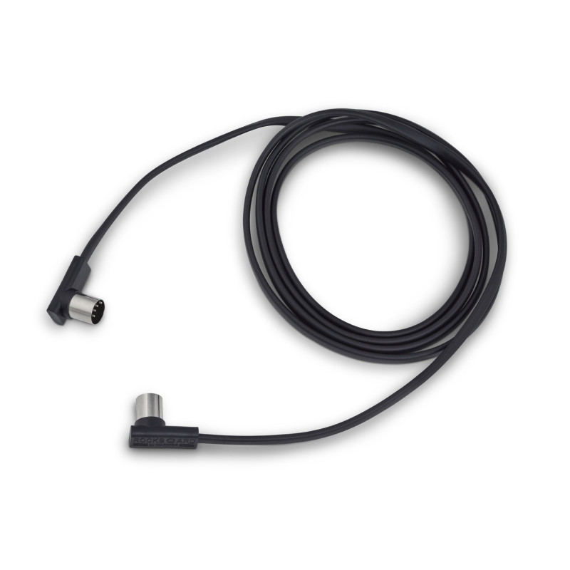 ROCKBOARD RBO CAB MIDI 200 BK Flat MIDI Cable - Black, 200 cm