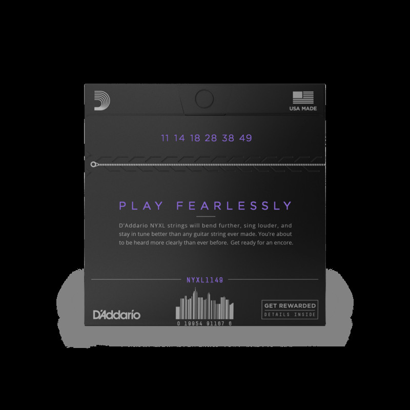 D’ADDARIO NYXL1149 NYXL ELECTRIC MEDIUM (11-49) Струны для электрогитары