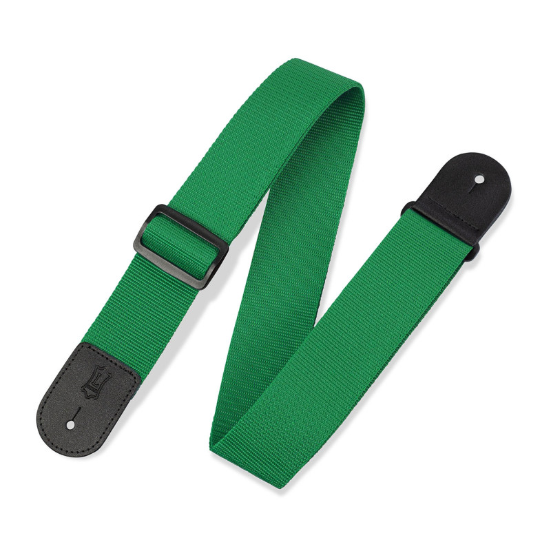 LEVY'S M8POLY-GRN CLASSICS SERIES POLYPROPYLENE GUITAR STRAP (GREEN) Ремінь для гітари