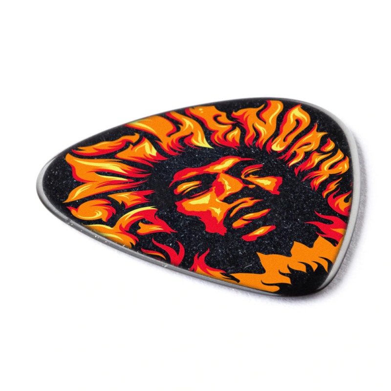 DUNLOP JIMI HENDRIX '69 PSYCH SERIES VOODOO FIRE GUITAR PICK (HEAVY) Медіатори