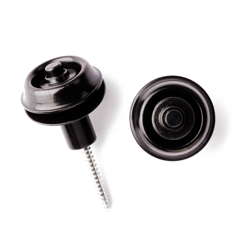 DUNLOP SLS1403BK STRAPLOK STRAP RETAINERS FLUSH MOUNT - BLACK OXIDE
