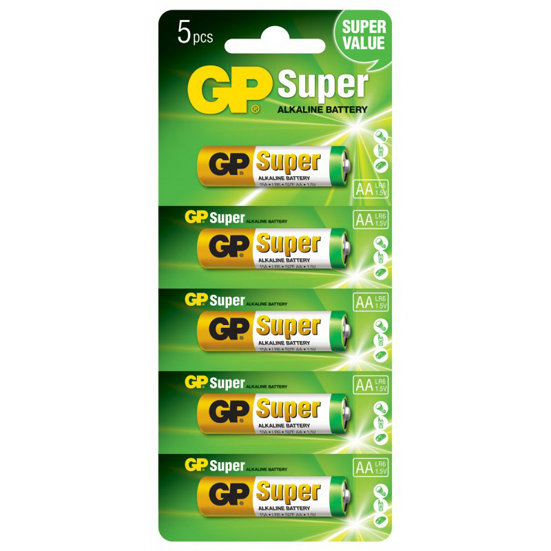 GP AA 1.5V SUPER ALKALINE
