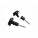 DUNLOP SLS1403BK STRAPLOK STRAP RETAINERS FLUSH MOUNT - BLACK OXIDE