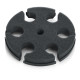 GATOR FRAMEWORKS GFW-MIC-6TRAY Multi Microphone Tray Holds 6 Microphones