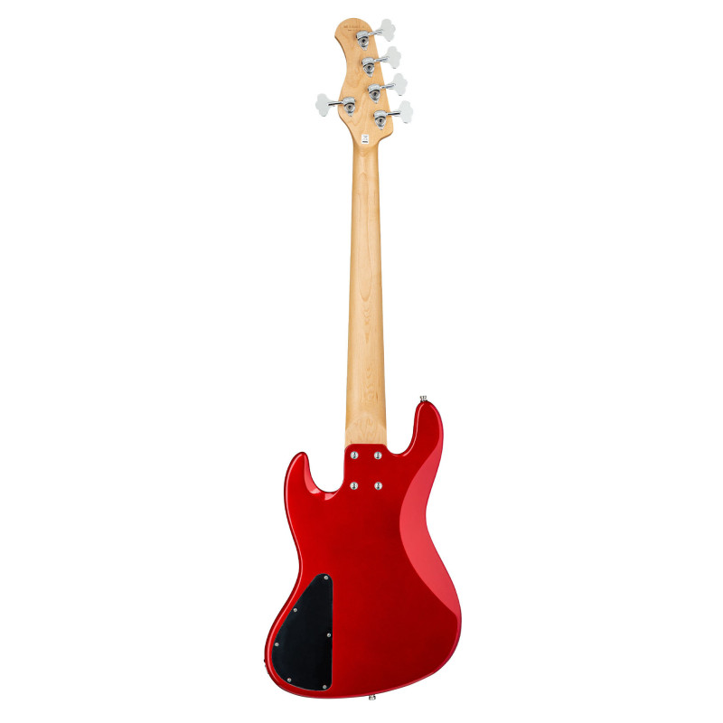 SADOWSKY MetroExpress 21-Fret Vintage J/J Bass, Maple, 5-String (Candy Apple Red Metallic) Бас-гітара