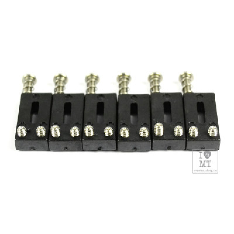 Набір сідел для гітар GRAPH TECH PS-8001-00 STRING SAVER SADDLE STRAT/TELE STYLE (6 PCS)