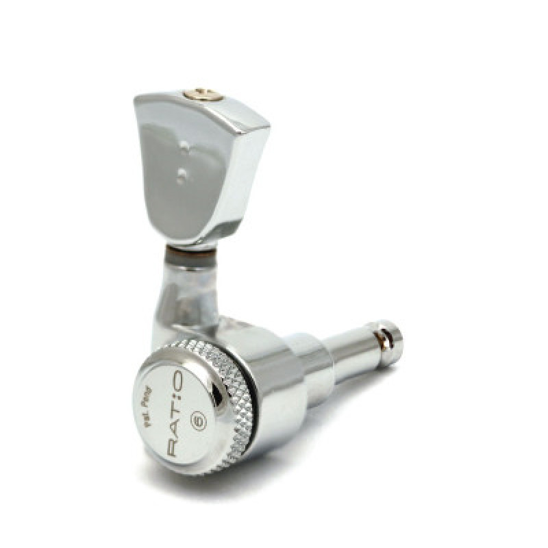 Кілки для гітари GRAPH TECH PRL-8341-C0 Electric Locking 3+3 Vintage Chrome 2 Pin