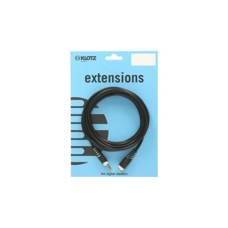 Кабель комутаційний KLOTZ AS-EX1 EXTENSION CABLE BLACK 3 M