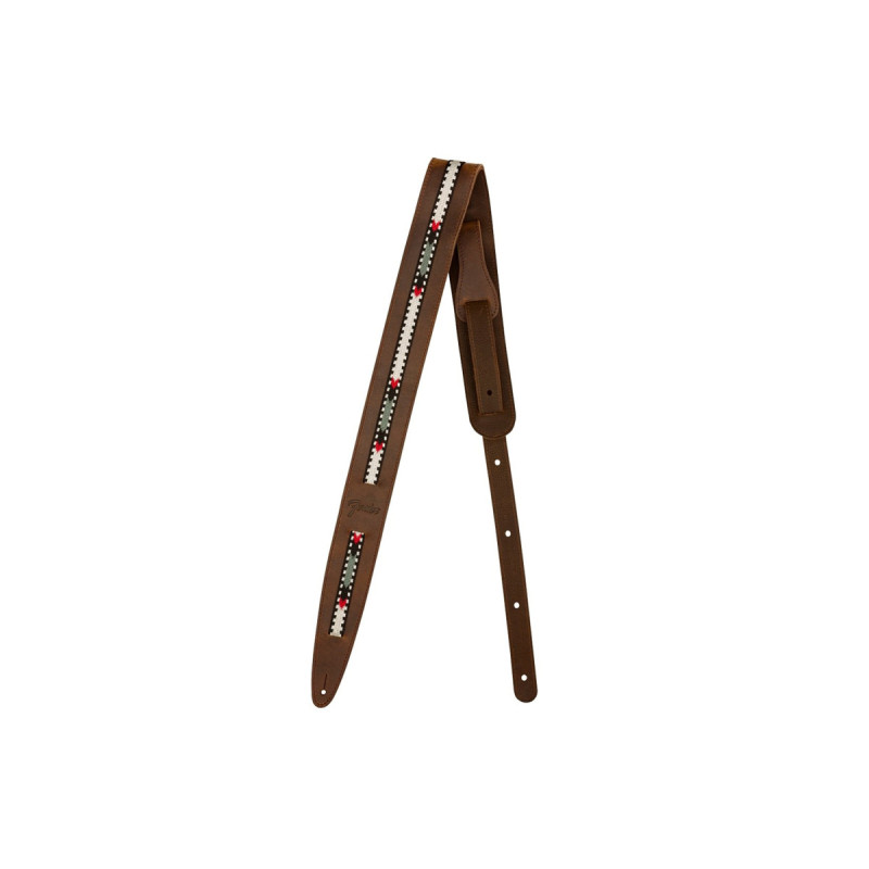FENDER STRAP ACOUSTIC PARAMOUNT LATHER BROWN Ремінь гітарний