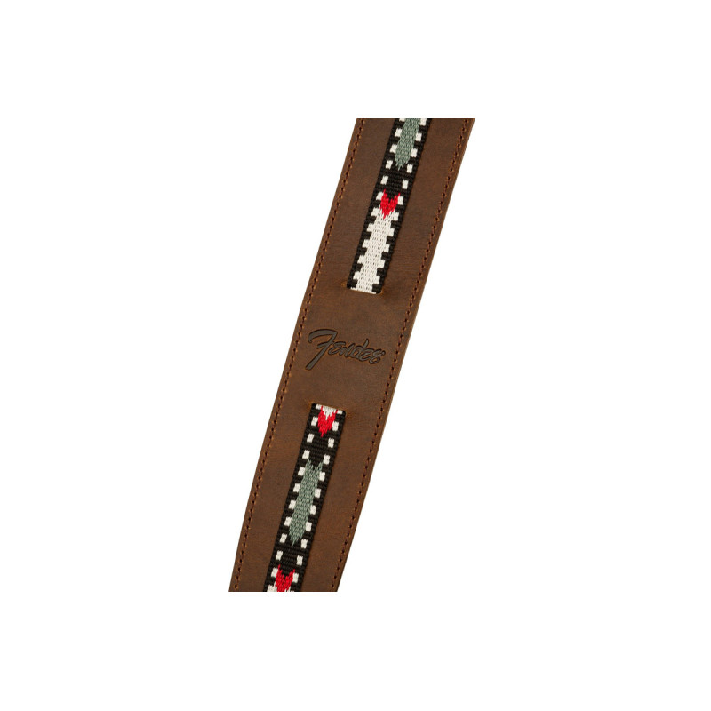FENDER STRAP ACOUSTIC PARAMOUNT LATHER BROWN Ремінь гітарний