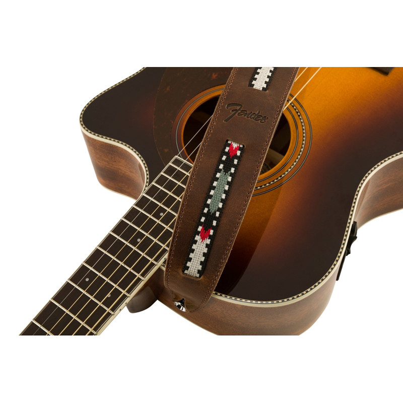 FENDER STRAP ACOUSTIC PARAMOUNT LATHER BROWN Ремінь гітарний